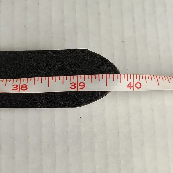 Connie Bates For Fahrenheit Brown Embossed Belt with Gold Buckle - Picture 12 of 15